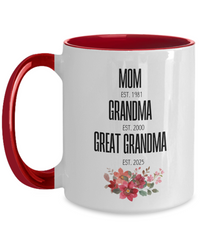 Load image into Gallery viewer, Personalized Two-Tone Coffee Mug, Mother&#39;s Day
