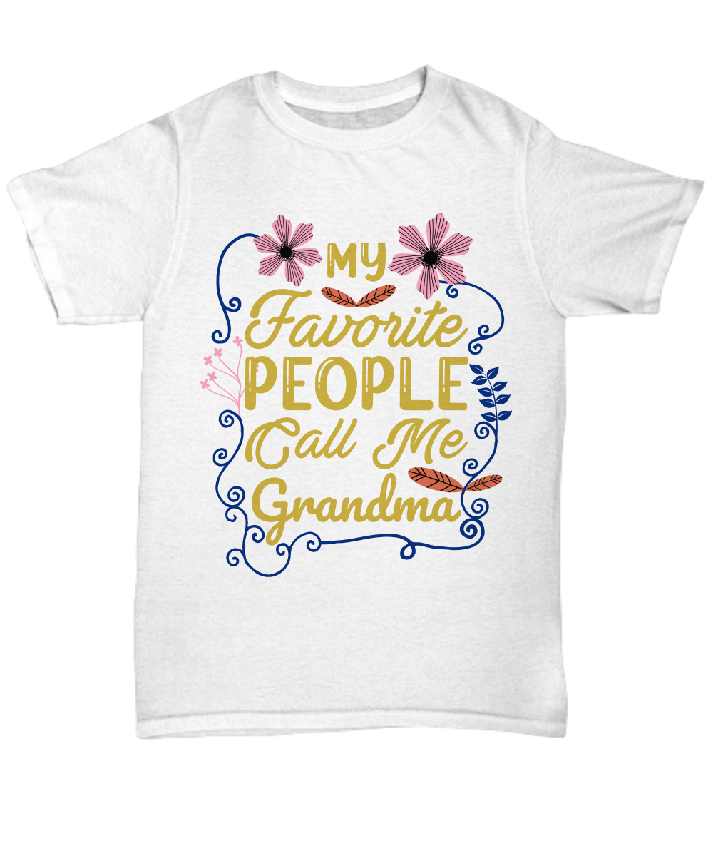 My Favorite People Personalized Grandma Shirt