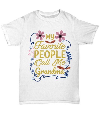 My Favorite People Personalized Grandma Shirt