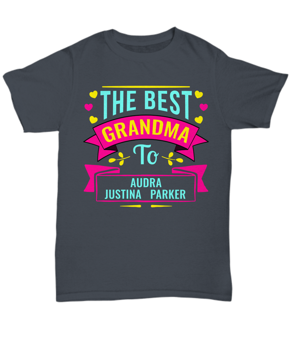 The Best Grandma Personalized Shirt