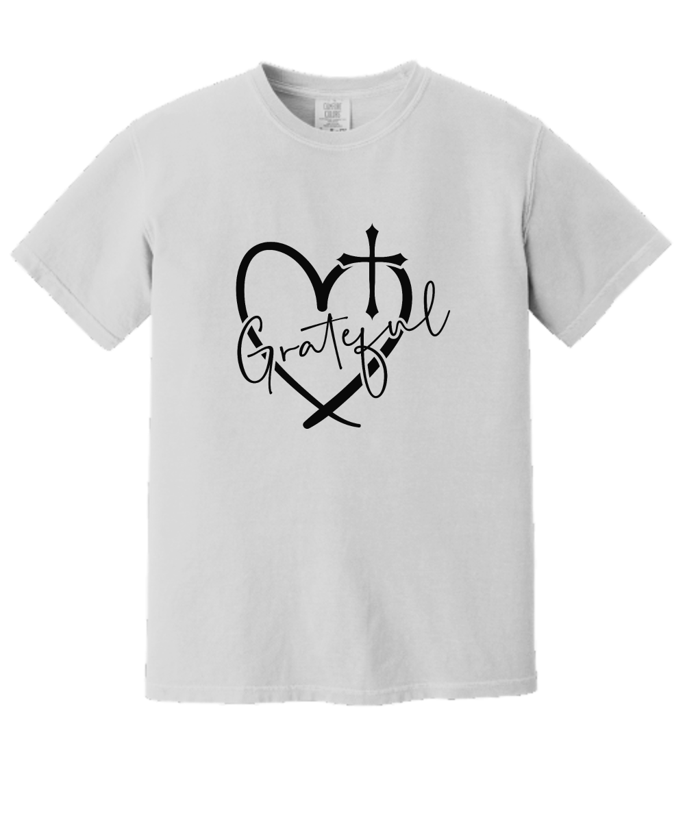 Grateful Heart Christian Shirt, Religious Gifts