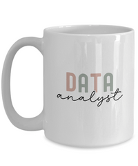Load image into Gallery viewer, Data Analyst Novelty Gag Coffee Mug, Best Employee Gift Ideas from Boss
