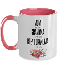 Load image into Gallery viewer, Personalized Two-Tone Coffee Mug, Mother&#39;s Day
