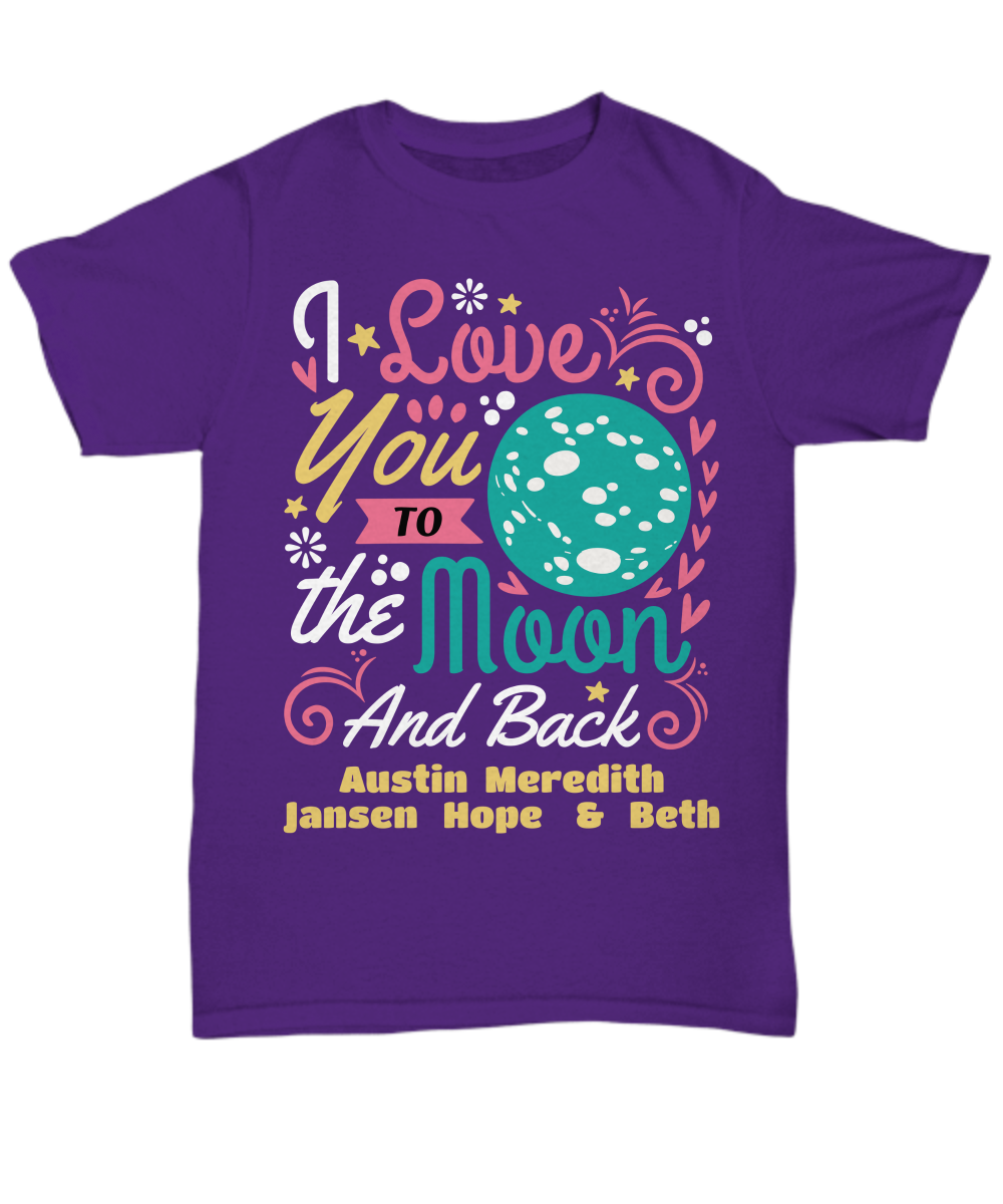 I love You Personalized Shirt