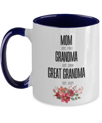 Load image into Gallery viewer, Personalized Two-Tone Coffee Mug, Mother&#39;s Day
