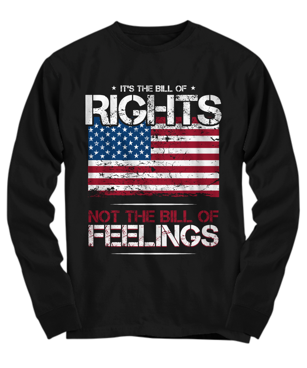 Bill Of Rights Black Long Sleeve Tee