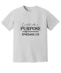 Load image into Gallery viewer, Created With A Purpose Shirt, Religious Gifts
