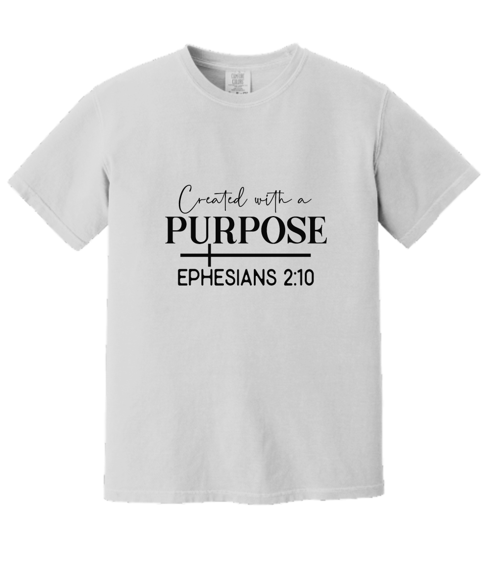 Created With A Purpose Shirt, Religious Gifts