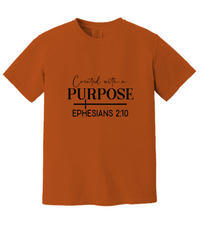 Load image into Gallery viewer, Created With A Purpose Shirt, Religious Gifts
