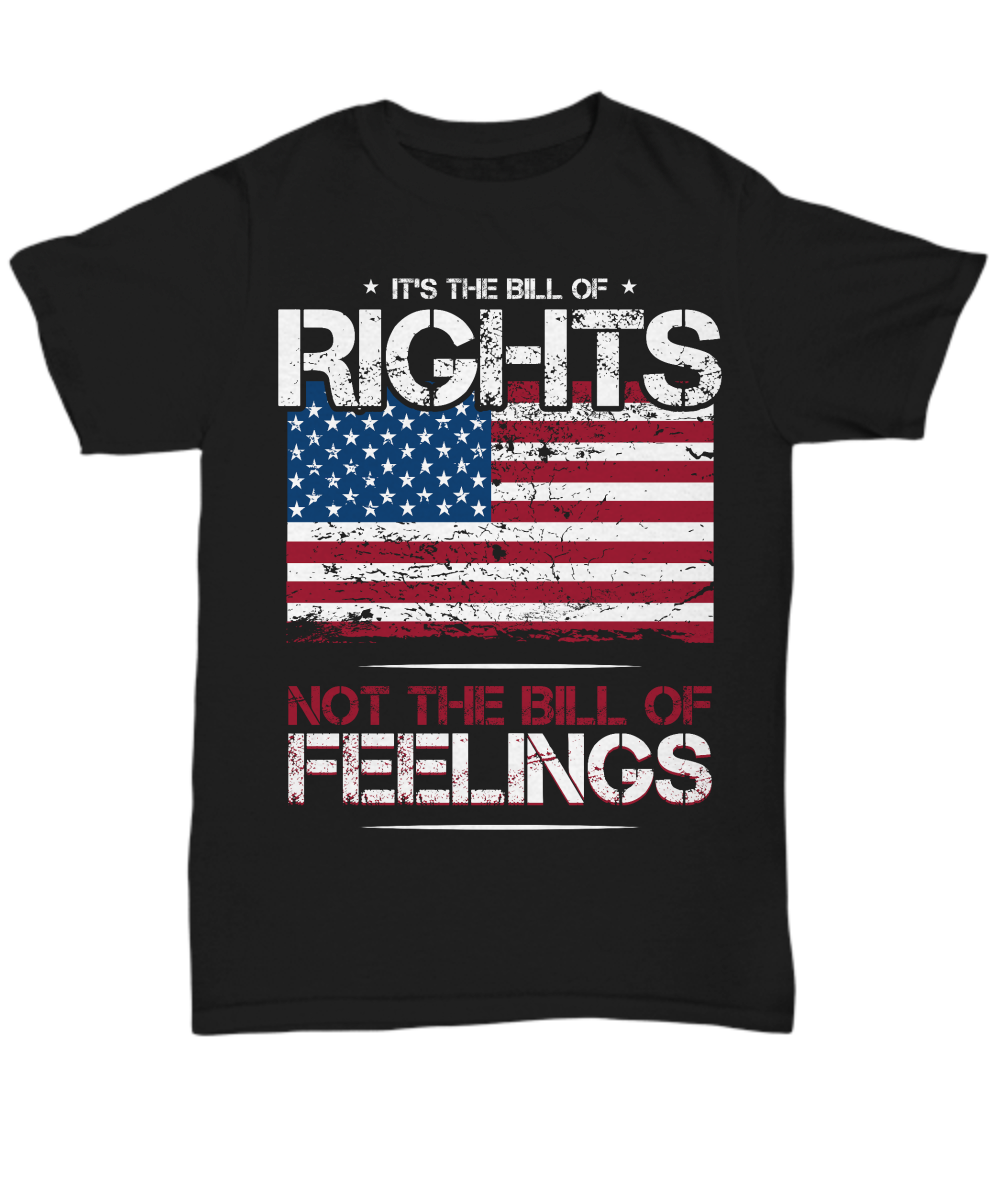 Bill Of Rights Black Unisex T-Shirt