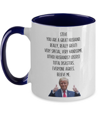Load image into Gallery viewer, Trump Personalized Husband Mug, Funny Husband Gift, Gift for Husband
