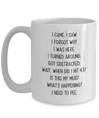Load image into Gallery viewer, 43 Years old Birthday Coffee Mug, Gift for 43rd Birthday, Special Birthday Novelty Gag Present
