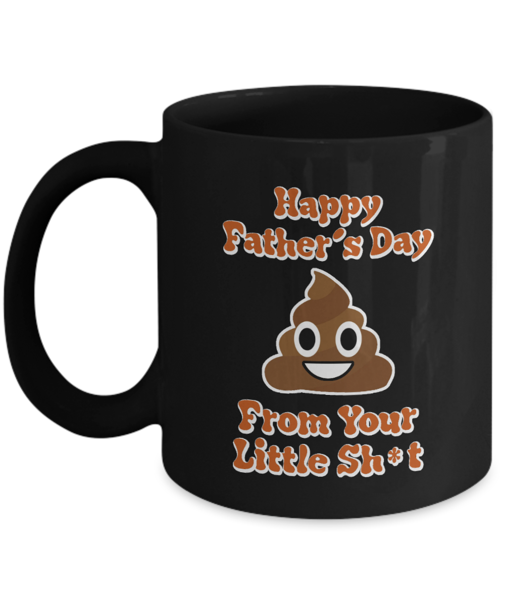 Funny Father's Day Black Coffee Mug, Father's Day Gifts