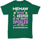 Keeper Of The Sweets Funny Grandma Shirt