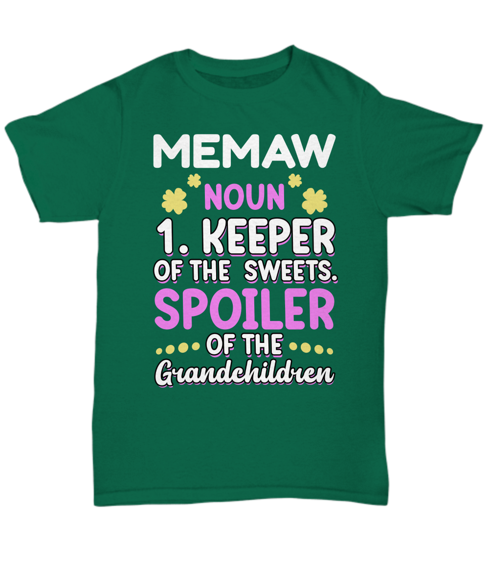 Keeper Of The Sweets Funny Grandma Shirt