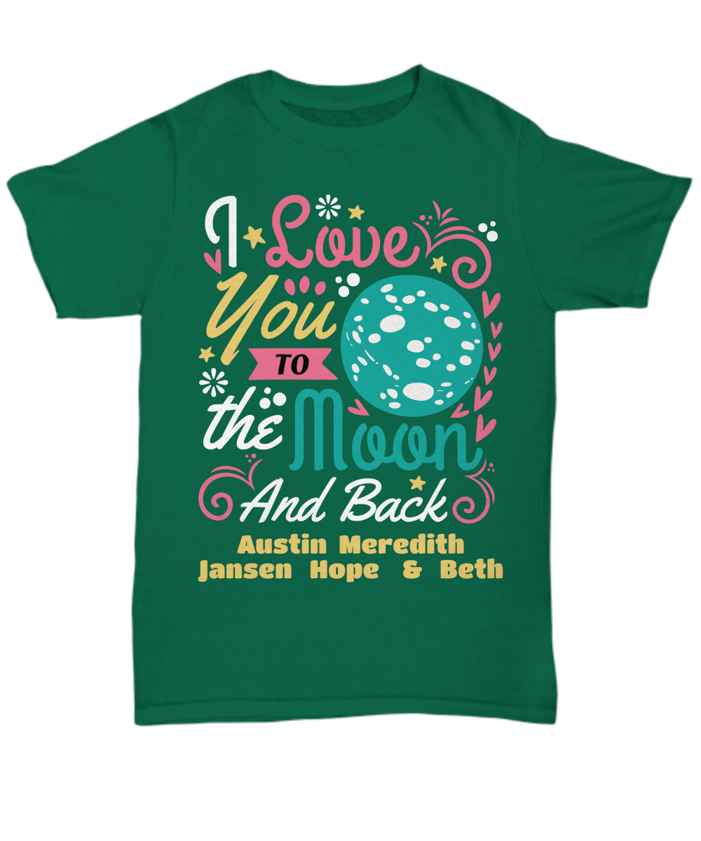 I love You Personalized Shirt