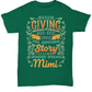 Kiss Giving Story Telling Personalized Mimi Shirt