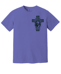Load image into Gallery viewer, Floral Christian Cross Shirt, Religious Gifts
