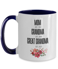 Load image into Gallery viewer, Personalized Two-Tone Coffee Mug, Mother&#39;s Day

