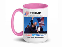 Load image into Gallery viewer, Trump Assassination Attempt 15 oz. Coffee Mug, Patriotic Gifts
