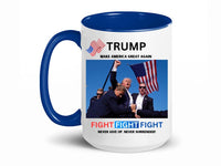 Load image into Gallery viewer, Trump Assassination Attempt 15 oz. Coffee Mug, Patriotic Gifts

