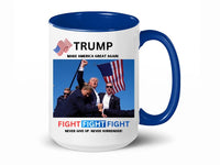 Load image into Gallery viewer, Trump Assassination Attempt 15 oz. Coffee Mug, Patriotic Gifts

