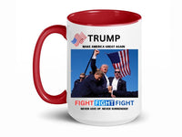Load image into Gallery viewer, Trump Assassination Attempt 15 oz. Coffee Mug, Patriotic Gifts
