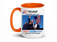 Load image into Gallery viewer, Trump Assassination Attempt 15 oz. Coffee Mug, Patriotic Gifts
