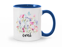 Load image into Gallery viewer, Omi Floral Design 11 oz. Coffee Mug | Omi Coffee Mug | Grandma Gift Ideas | Gift For Omi | Mother&#39;s Day Gift
