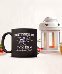 Load image into Gallery viewer, Swim Team Funny Black Coffee Mug, Father&#39;s Day Gifts
