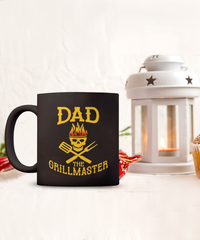 Load image into Gallery viewer, Grillmaster Funny Black Coffee Mug, Father&#39;s Day, Birthday Gifts

