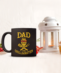 Load image into Gallery viewer, Grillmaster Funny Black Coffee Mug, Father&#39;s Day, Birthday Gifts
