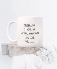 Load image into Gallery viewer, Celebrating 51 Years, 51st Anniversary for Husband or Wife, Funny Gag Novelty Gift Ideas for Anniversaries
