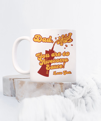 Load image into Gallery viewer, Awesome Funny Dad White Coffee Mug, Father&#39;s Day, Birthday Gifts
