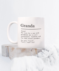 Load image into Gallery viewer, Granda Novelty Gift Coffee Mug, Granda Coffee Mug, Grandpa Gift Ideas, Gift for Granda, Fatherâ€™s Day Gift
