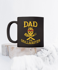 Load image into Gallery viewer, Grillmaster Funny Black Coffee Mug, Father&#39;s Day, Birthday Gifts
