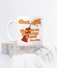 Load image into Gallery viewer, Awesome Funny Dad White Coffee Mug, Father&#39;s Day, Birthday Gifts
