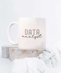 Load image into Gallery viewer, Data Analyst Novelty Gag Coffee Mug, Best Employee Gift Ideas from Boss
