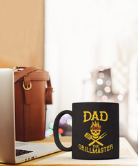 Load image into Gallery viewer, Grillmaster Funny Black Coffee Mug, Father&#39;s Day, Birthday Gifts
