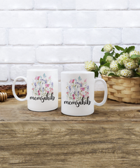 Load image into Gallery viewer, Memsahib Floral Design Coffee Mug, Memsahib Coffee Mug, Grandma Gift Ideas, Gift for Memsahib, Motherâ€™s Day Gift
