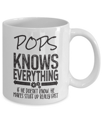Load image into Gallery viewer, Pops knows Everything Coffee Mug
