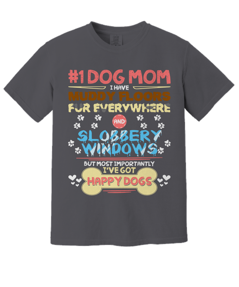 #1 Dog Mom Premium T-Shirt