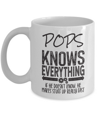 Load image into Gallery viewer, Pops knows Everything Coffee Mug
