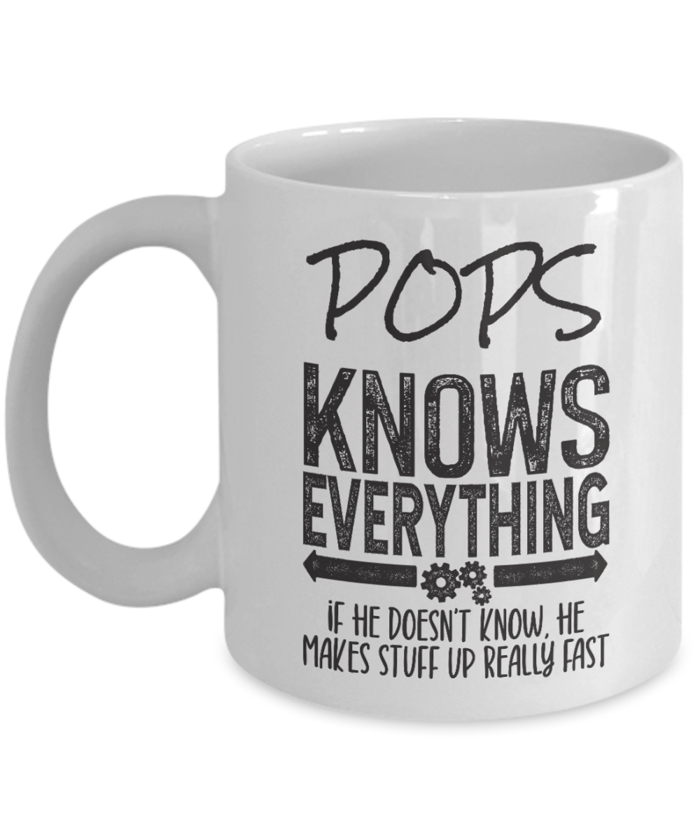 Pops knows Everything Coffee Mug