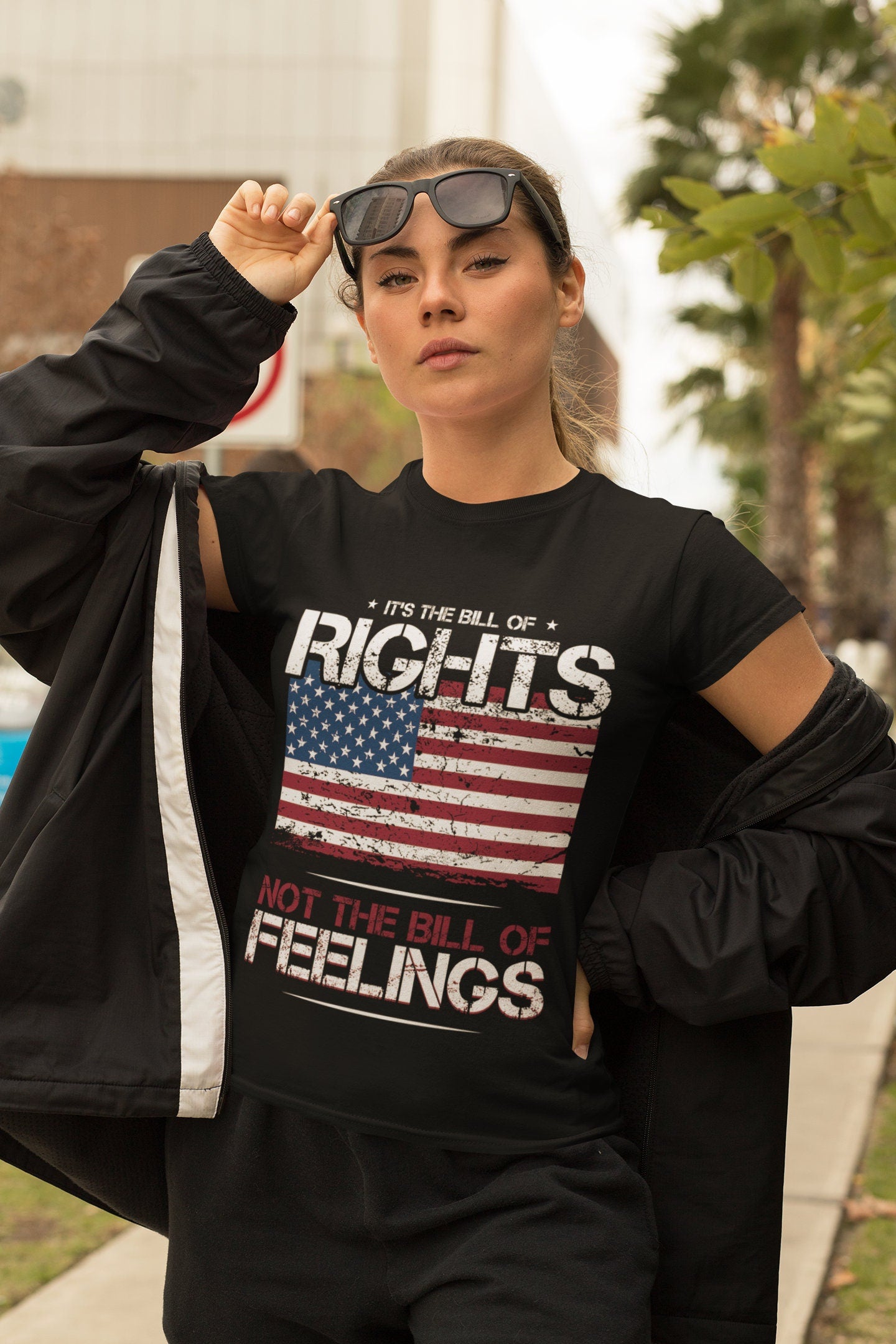 It's The Bill of Rights Not The Bill of Feelings, Pro Gun Gift, Womens Patriot T-Shirt, American Patriot Gift, 2nd Amendment T-Shirt Gift