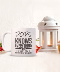 Load image into Gallery viewer, Pops knows Everything Coffee Mug
