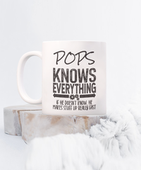 Load image into Gallery viewer, Pops knows Everything Coffee Mug
